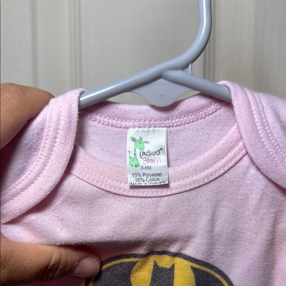 Pink Batman Baby Onesie - Picture 6 of 6